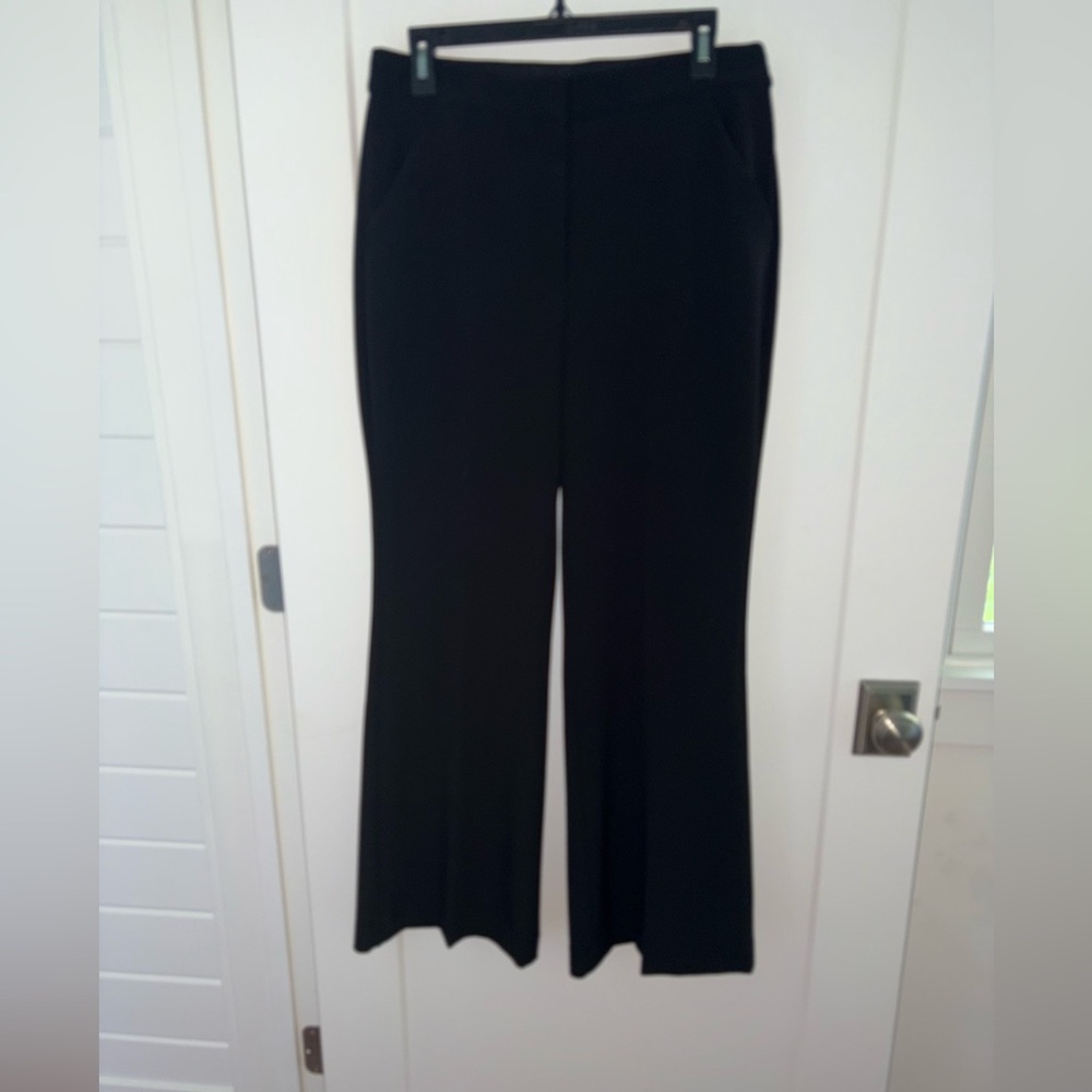 Express Editor High Rise Flare Trouser Pant Sz 10… - image 1